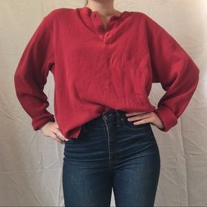 Amazing Waffle Knit Eddie Bauer Sweater